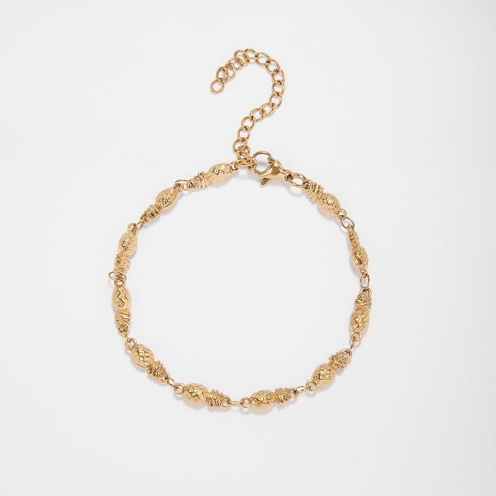 Intricate Textured Chain Bracelet Stornfield