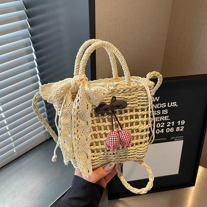 Bohemian Woven Straw Shoulder Bag