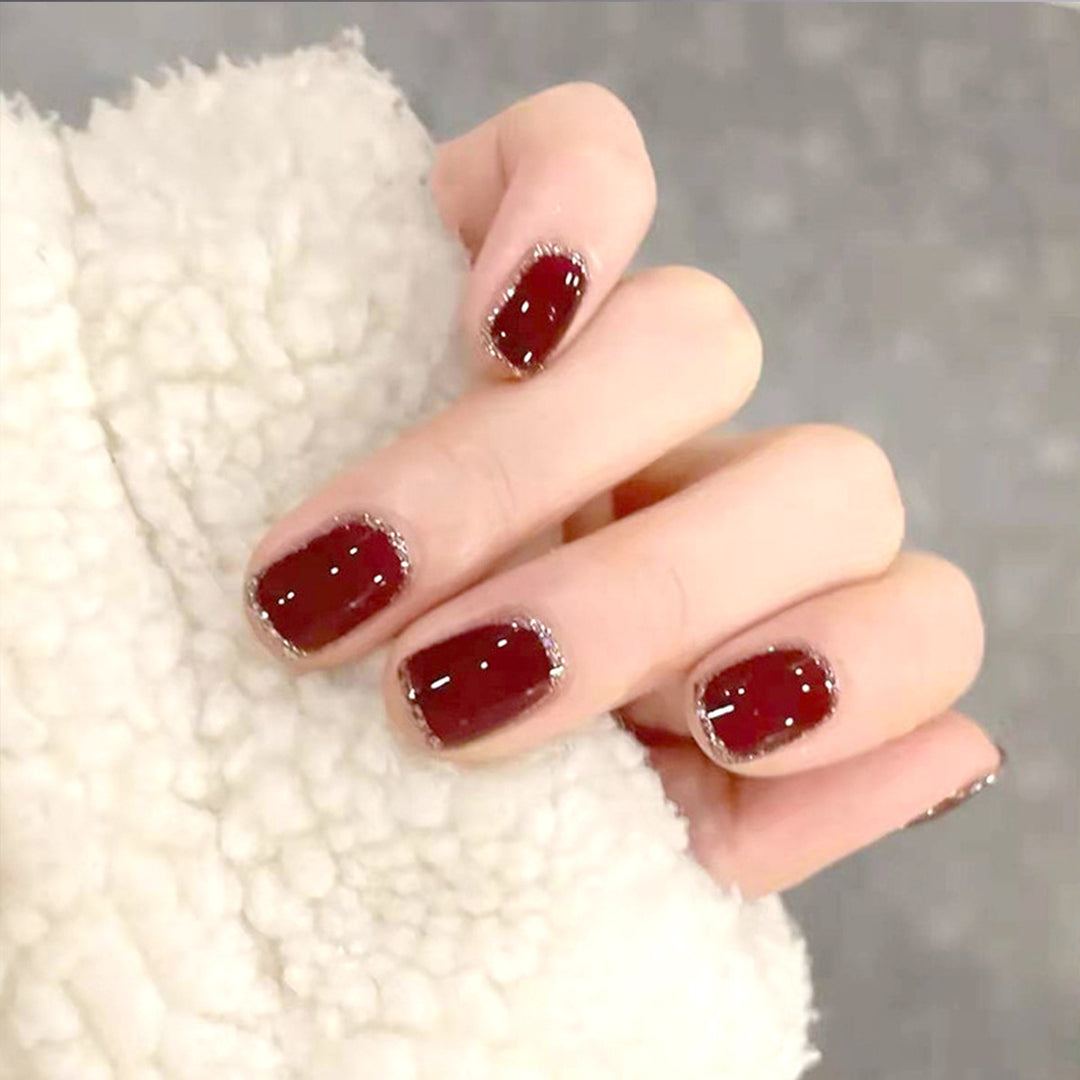 Decorative Glittered Nail Art Tips Stornfield