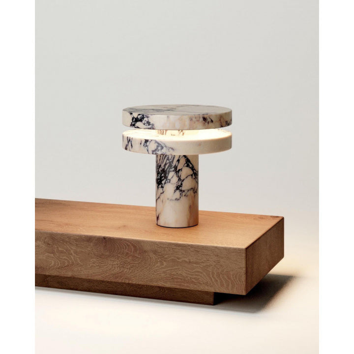 Contemporary Marble Accent Lamp
