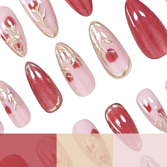 Elegant Floral Acrylic Nail Art Enhancements Stornfield 1789915802