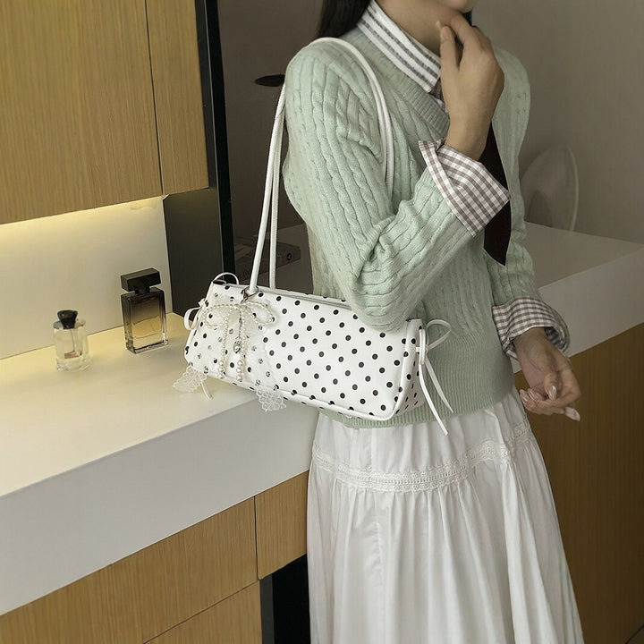 Decorative Polka Dot Handbag