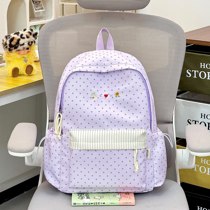 Casual Star-Printed Backpack Stornfield