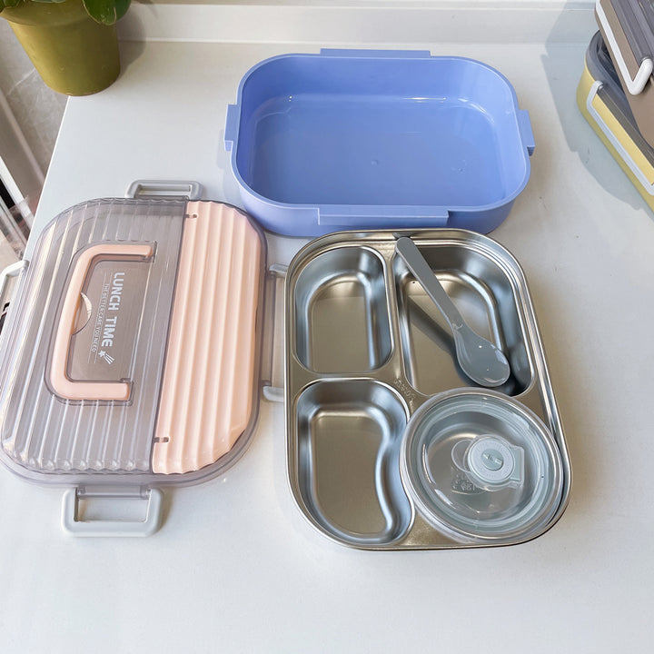 Multi-Compartment Food Storage Bento Box