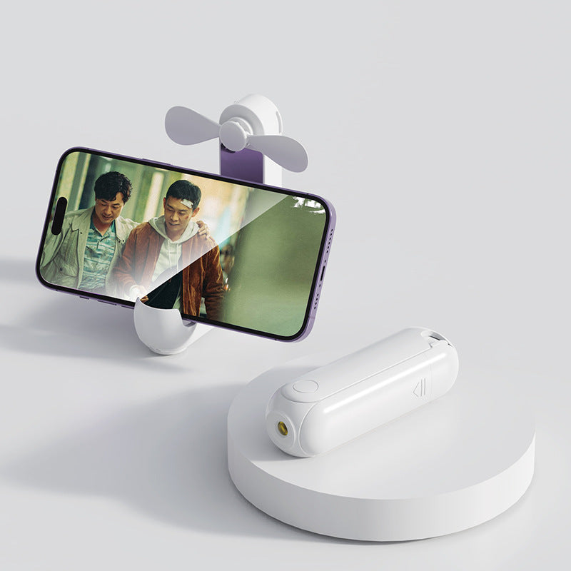 Women's portable smartphone fan with integrated power bank function Stornfield