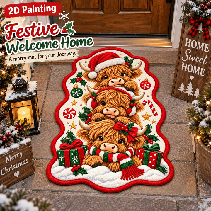 Christmas-Themed Decorative  Rug