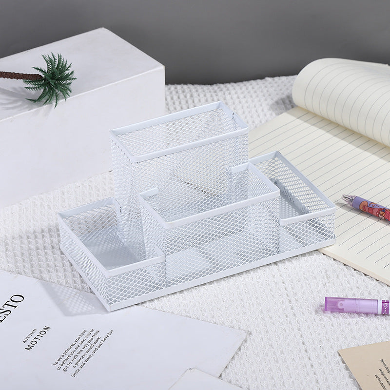 Multi-Compartment Wire Mesh Organizer Stornfield