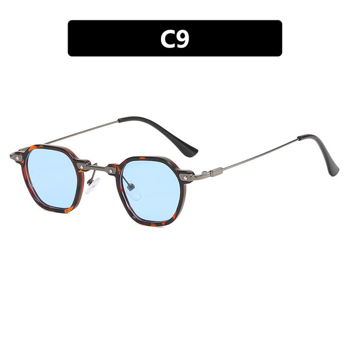 Women's fashionable sunglasses in elegant design with hexagonal frame Stornfield