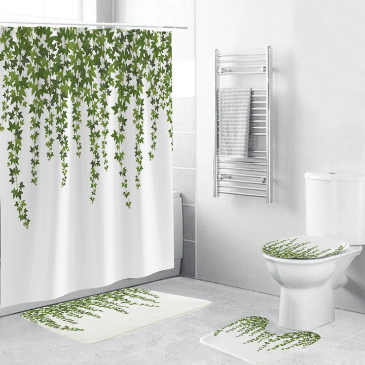 Leafy Botanical Themed Bathroom Ensemble Stornfield