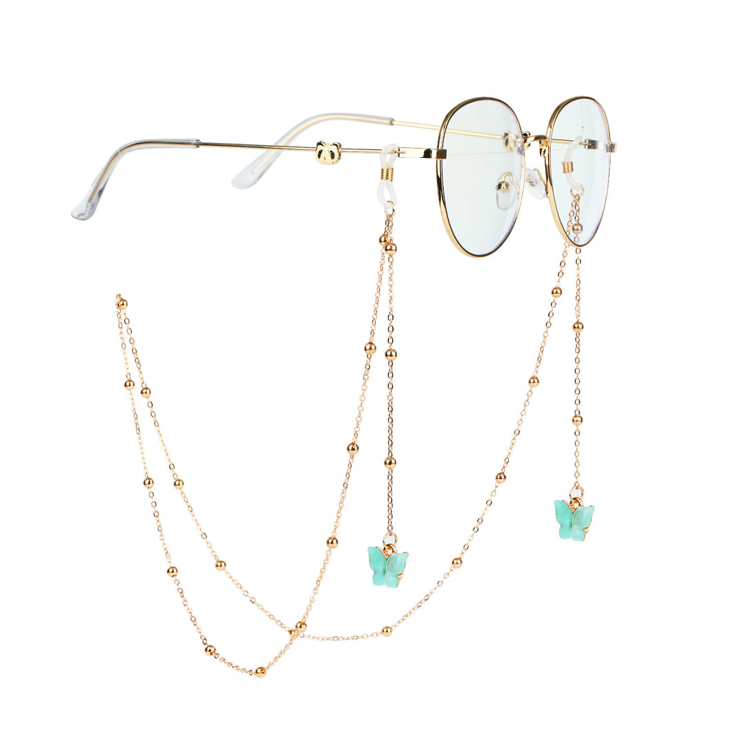 Fashionable sunglasses chains with butterfly pendants Stornfield
