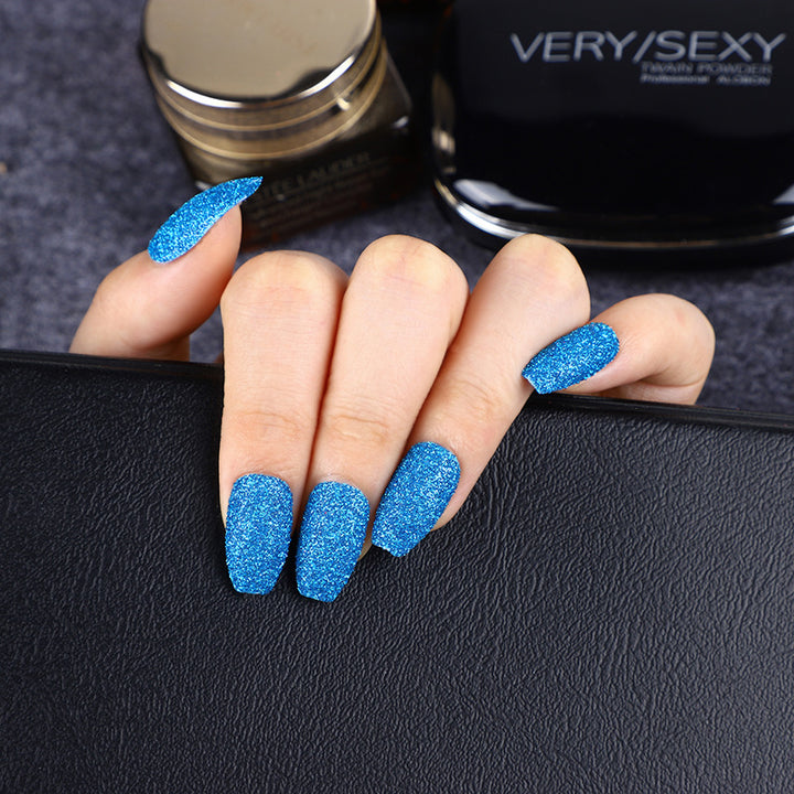 Glittering artificial nails in modern design Stornfield