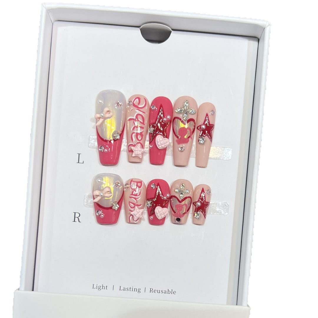 Themed Decorative Press-On Nails Set