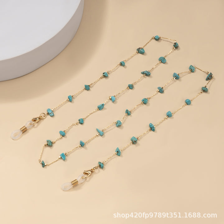 Multi-Color Stone Chain Necklace Stornfield