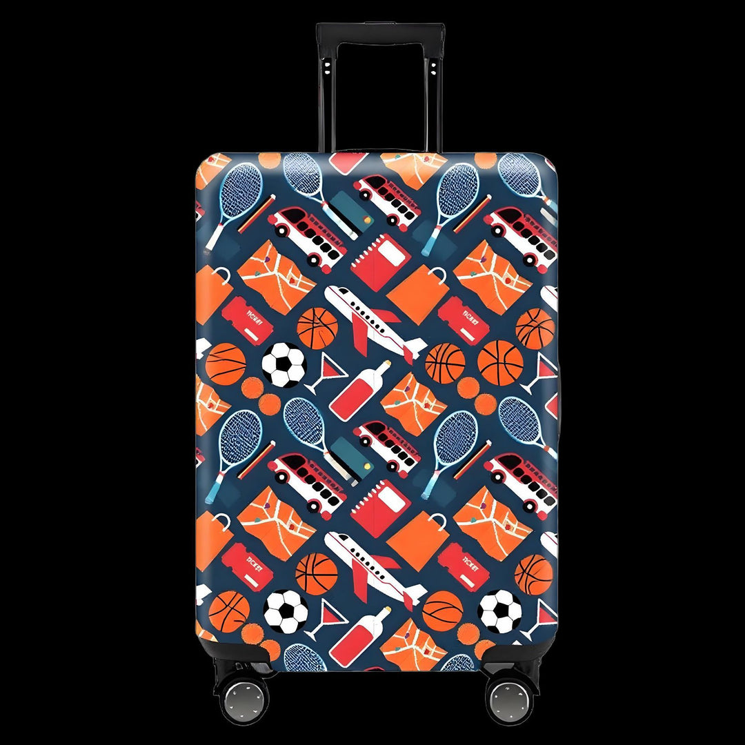 Women's Hard Shell Travel Suitcase with Eye-Catching Phrase Design Stornfield