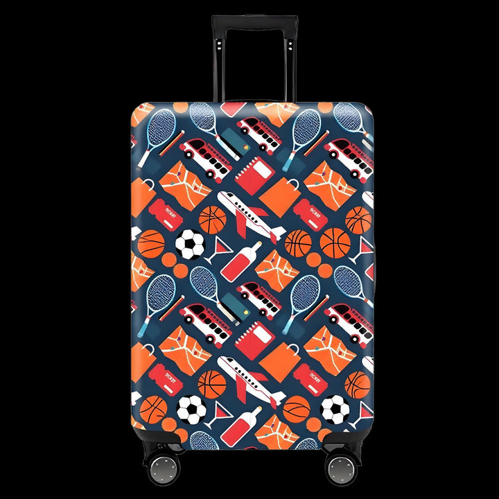 Women's Hard Shell Travel Suitcase with Eye-Catching Phrase Design Stornfield