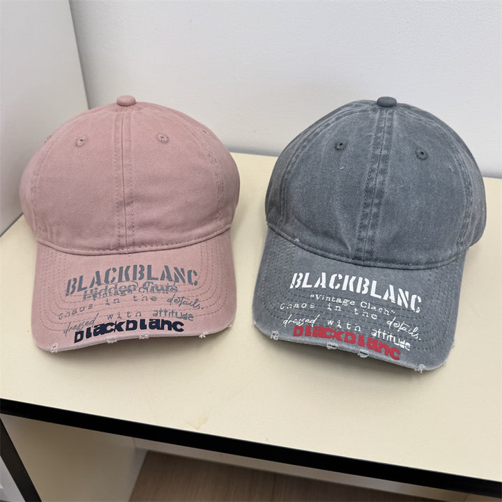 Men's Distressed Graphic Denim Cap Stornfield