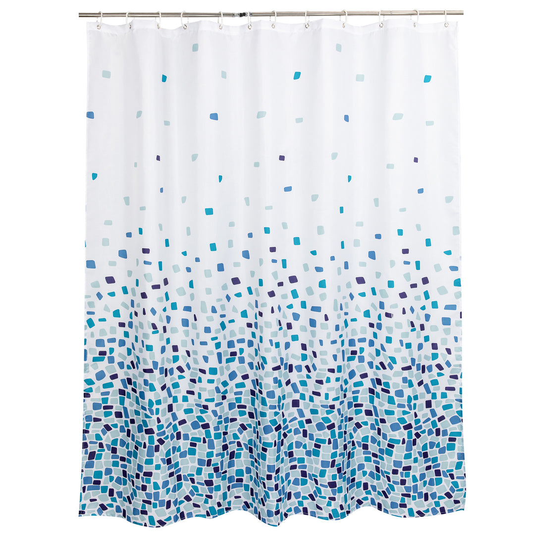 Mosaic-Patterned Shower Curtain Stornfield