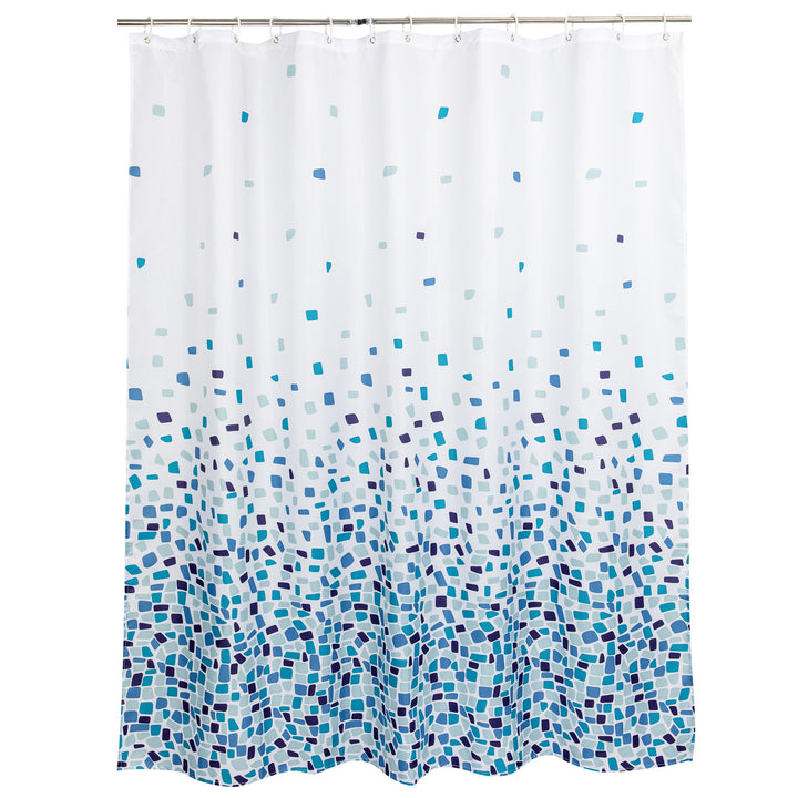 Mosaic-Patterned Shower Curtain Stornfield