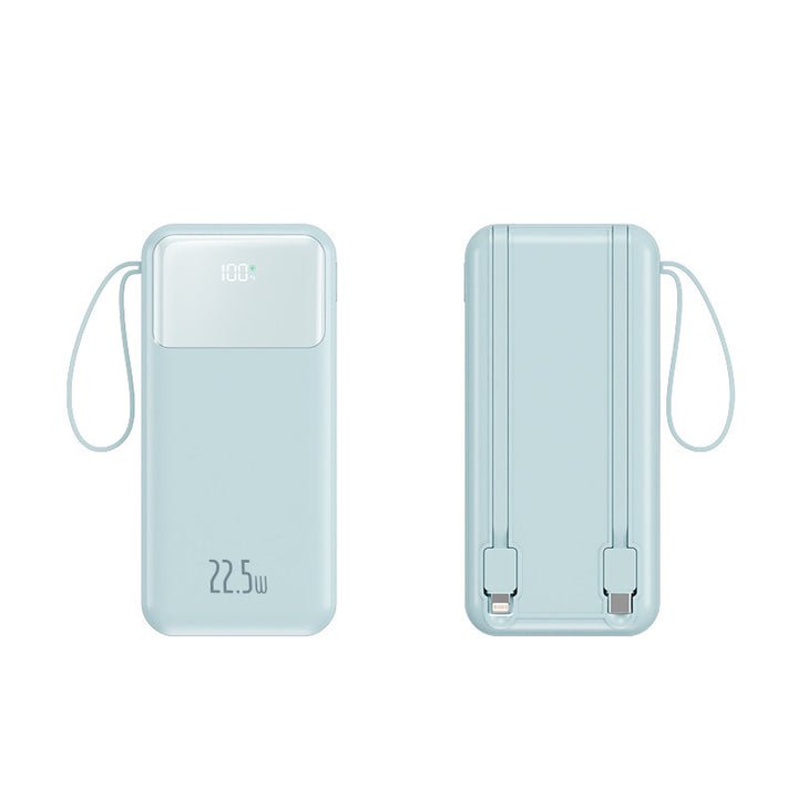 Portable power bank with additional wrist strap and smart LED display Stornfield