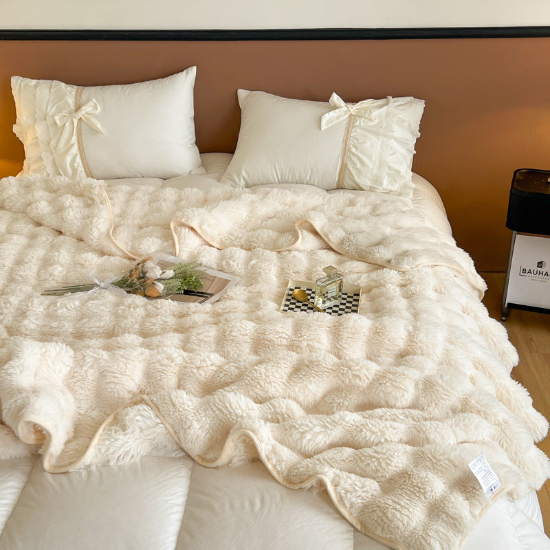 Ultra-Soft Textured Fleece Blanket Stornfield