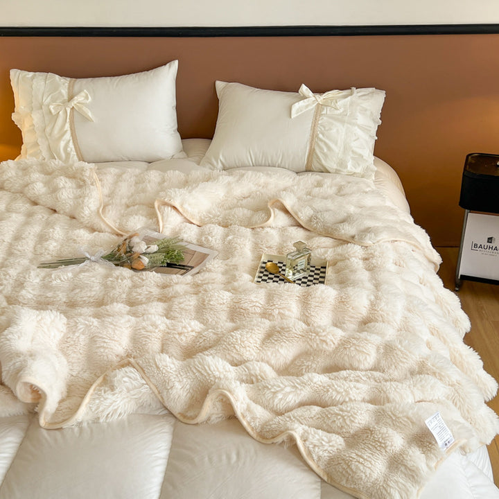 Ultra-Soft Textured Fleece Blanket Stornfield