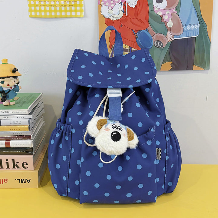 Playful Polka Dot Drawstring Backpack Stornfield