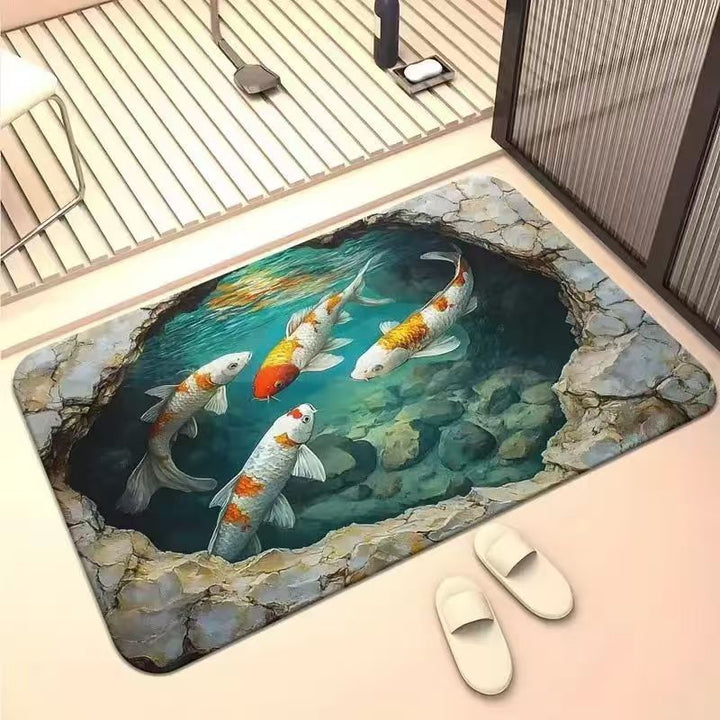 Abstract Floor Mat