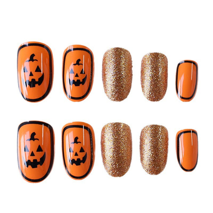 Festive Halloween Nail Art Enhancements Stornfield