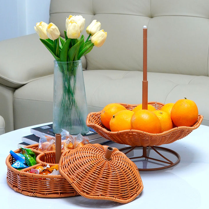 Decorative Wicker Storage Basket Stornfield