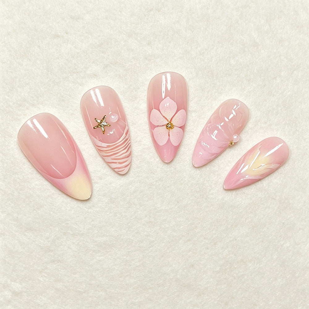 Decorative Press-On Nail Art Set Stornfield