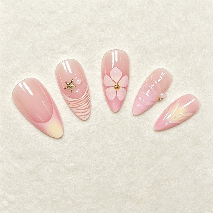 Decorative Press-On Nail Art Set Stornfield