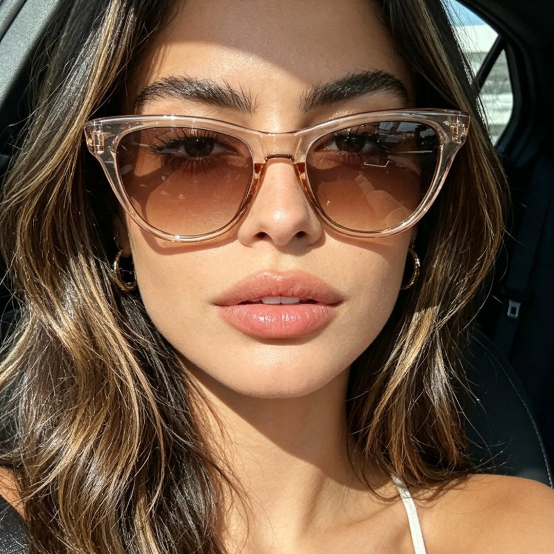 Women's fashionable sunglasses in elegant transparent design Stornfield