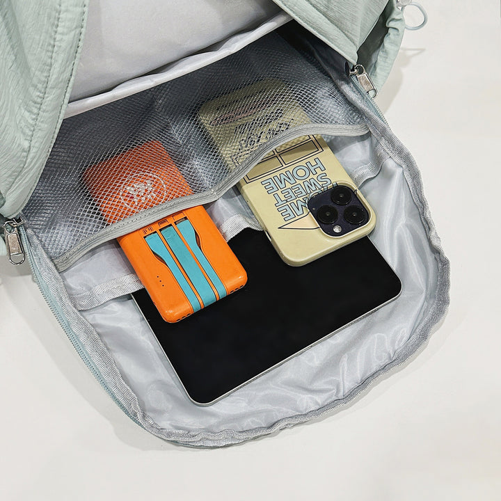 Sporty backpack with practical side pockets Stornfield