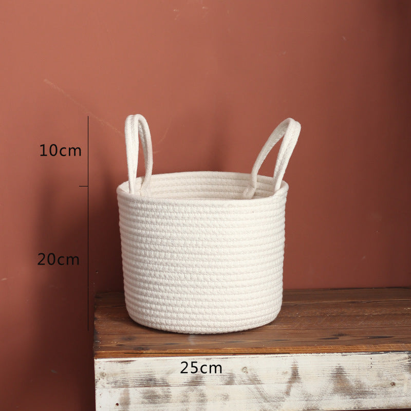 Stylish storage basket with handles Stornfield