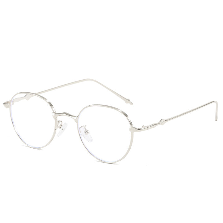Ladies elegant round sunglasses with stylish metal frame Stornfield