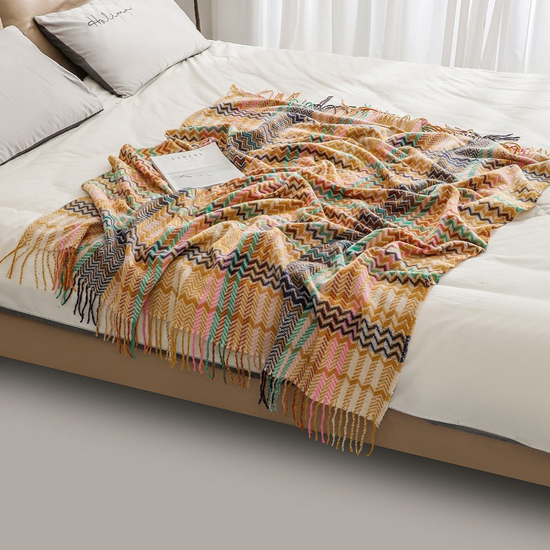 Cozy Woven Decorative Throw Blanket