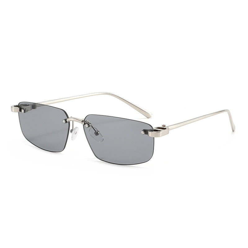 Ladies fashionable rectangular sunglasses with minimalist frame Stornfield