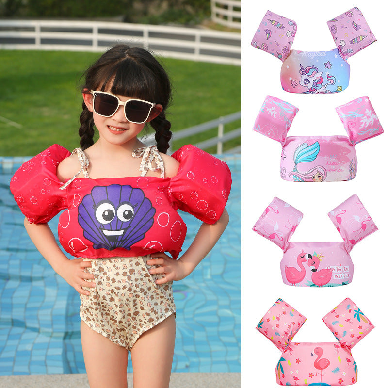 Women's Inflatable Swim Aid with Colorful Flamingo Design Stornfield