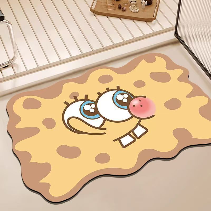 Cartoon Character Themed Bath Mat Stornfield