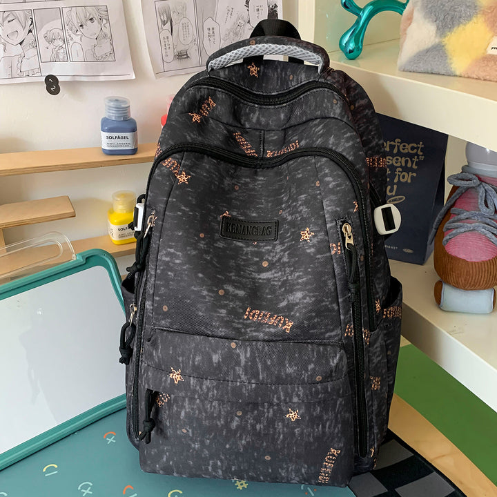 Playful Illustrated School Backpack Stornfield