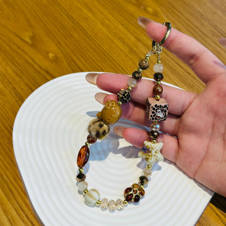 Decorative Beaded Charm Keychain Stornfield 1790135274