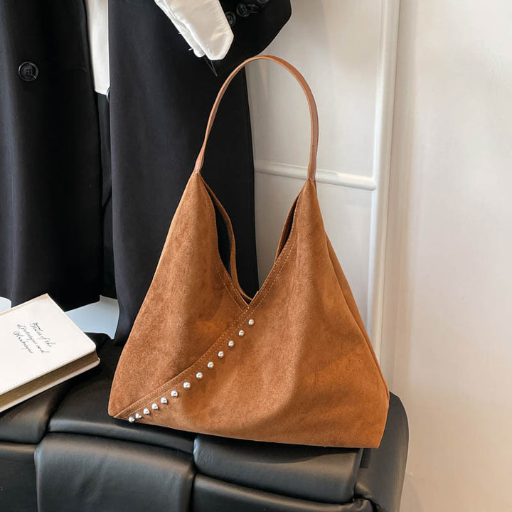 WoUnique Textured Suede Hobo Bag Stornfield
