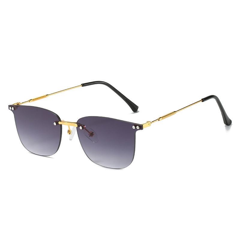 Ladies stylish geometric sunglasses with modern glass elements Stornfield