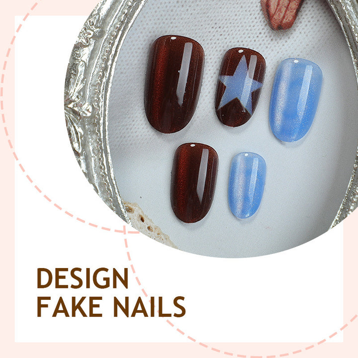 creative nail art set with star-shaped accents Stornfield