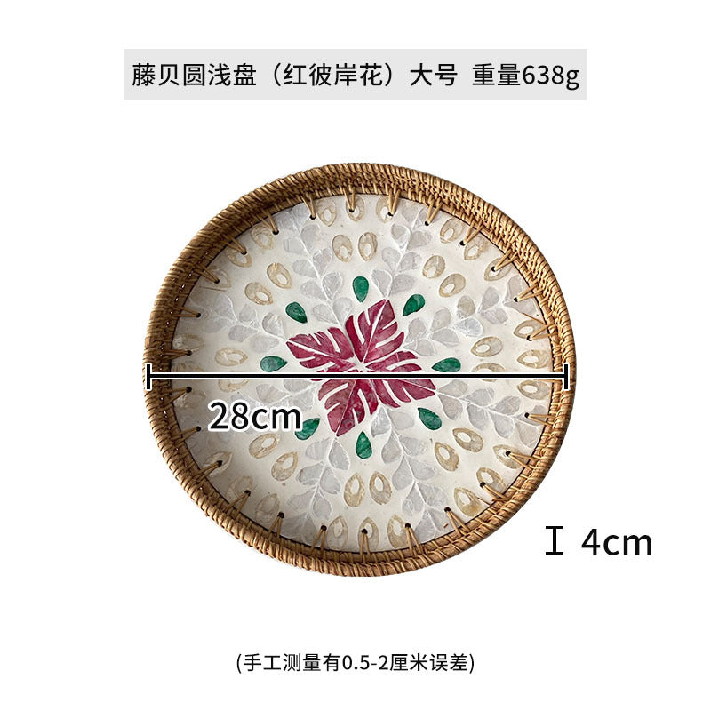 Women's Round Mosaic Serving Platter Stornfield