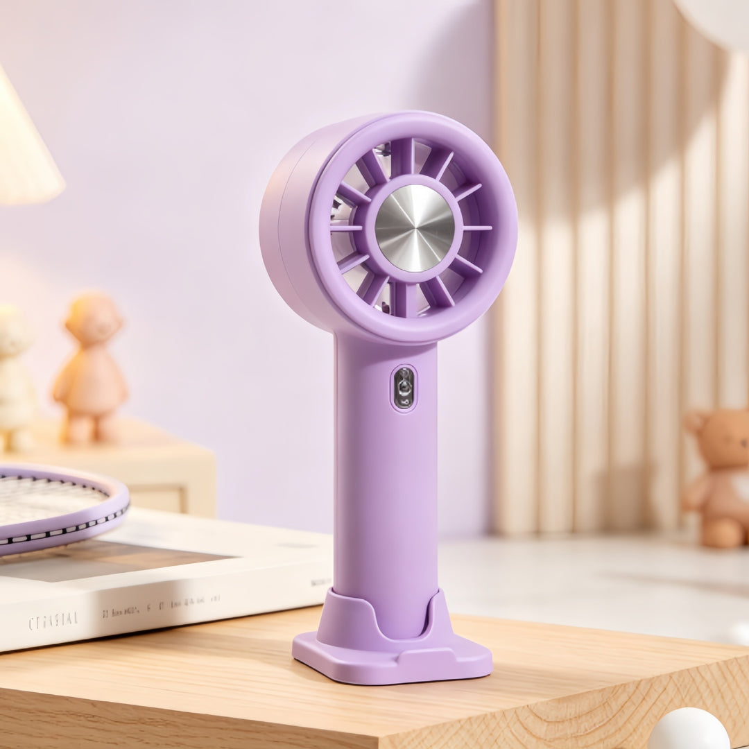 Portable handheld fan with ergonomic design and multiple speed modes Stornfield