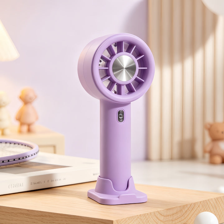 Portable handheld fan with ergonomic design and multiple speed modes Stornfield