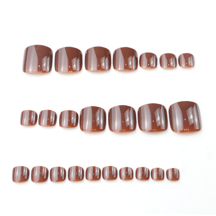 Premium Press-On Toenail Set Stornfield
