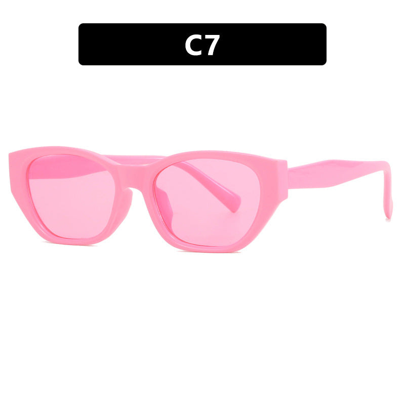 Ladies Cat-Eye Sunglasses with transparent, geometric frame Stornfield