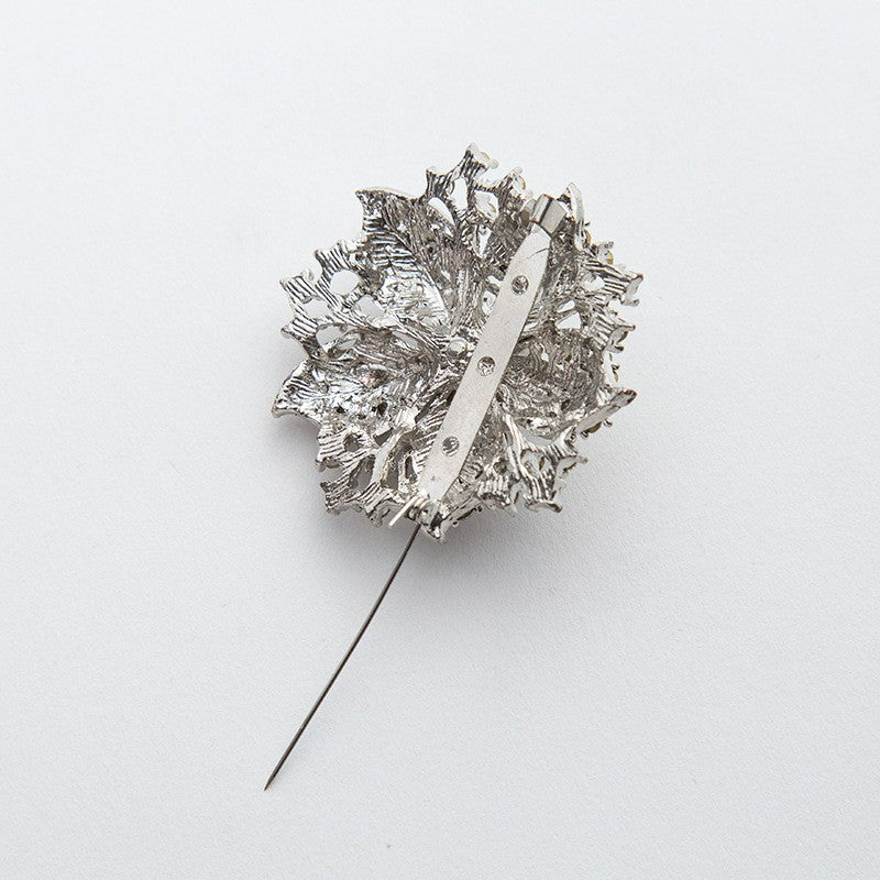 Glamorous brooch with crystals Stornfield